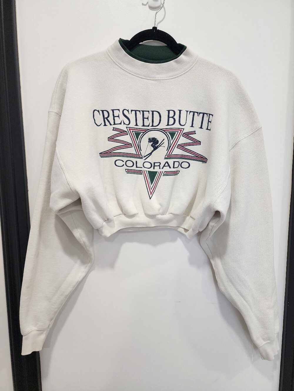​Vintage ALORE  Custom Cropped Crewneck Sweatshirt 90s COLORADO - Picture 5 of 17